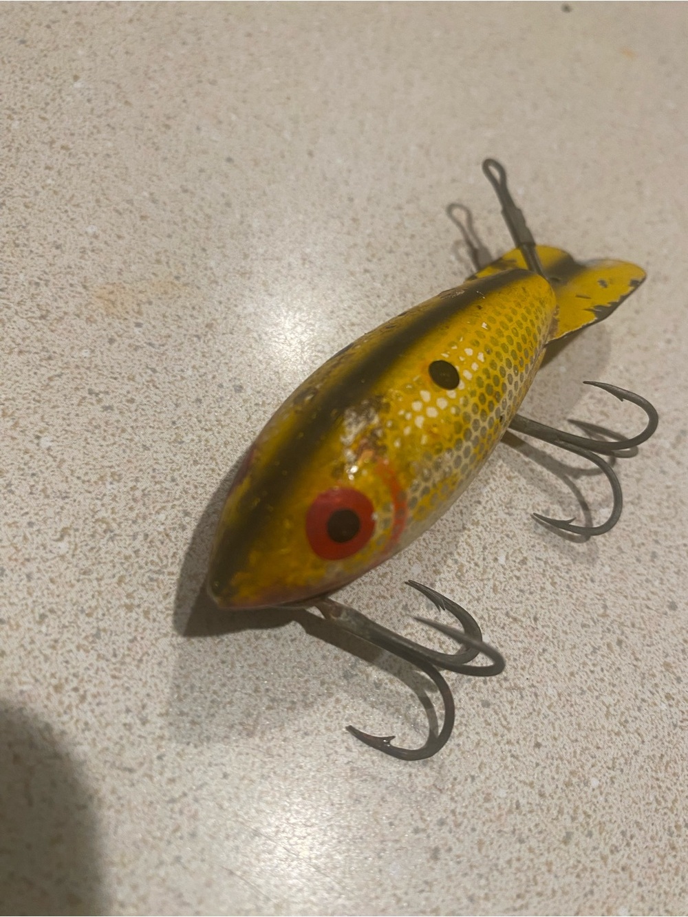 Antique Wooden Fishing Lure Rare
